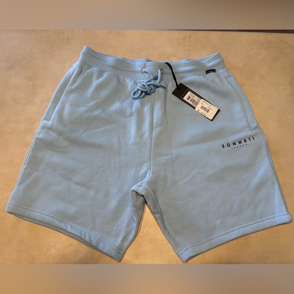 Men’s Light Blue Sonneti Casual Drawstring Shorts